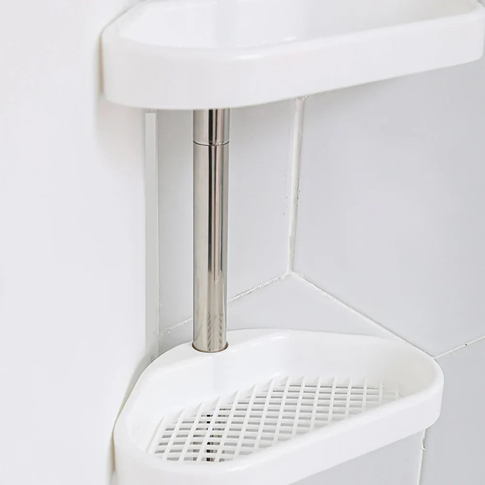Estantería ajustable: Organizador de baño extensible con estante regulable