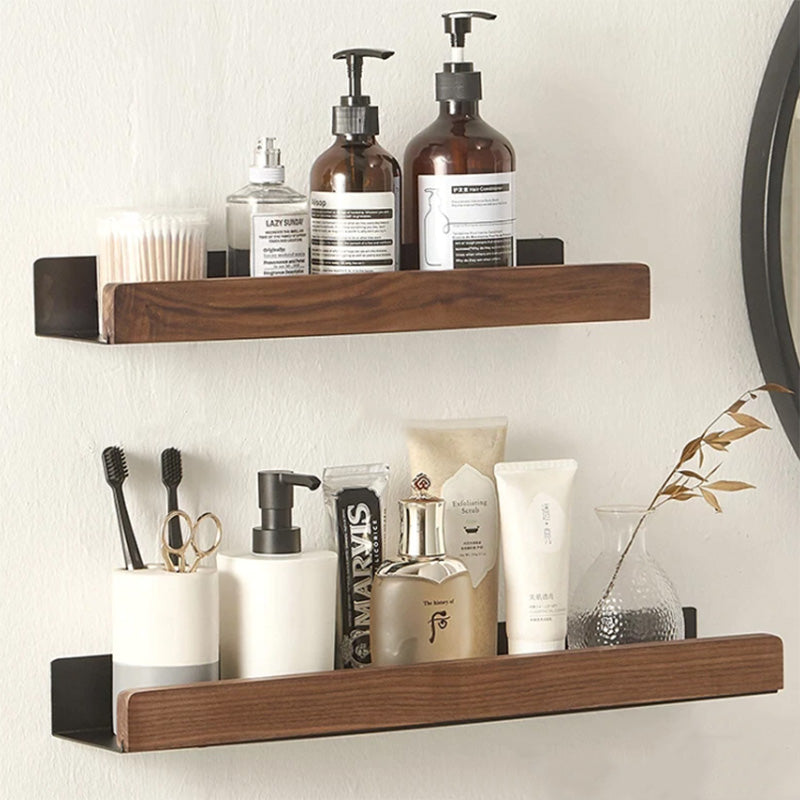 Estantes de baño para un almacenamiento moderno con un diseño cálido y minimalista