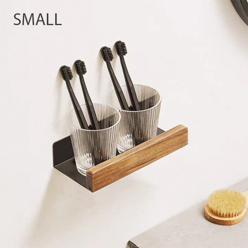 Estantes de baño para un almacenamiento moderno con un diseño cálido y minimalista