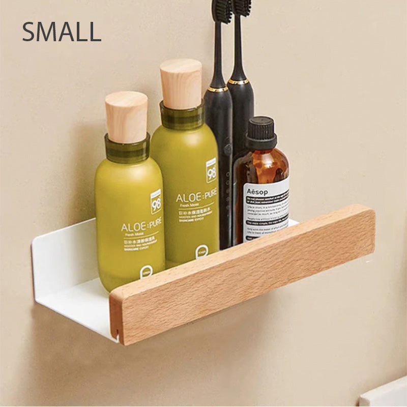 Estantes de baño para un almacenamiento moderno con un diseño cálido y minimalista