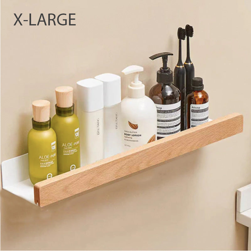 Estantes de baño para un almacenamiento moderno con un diseño cálido y minimalista