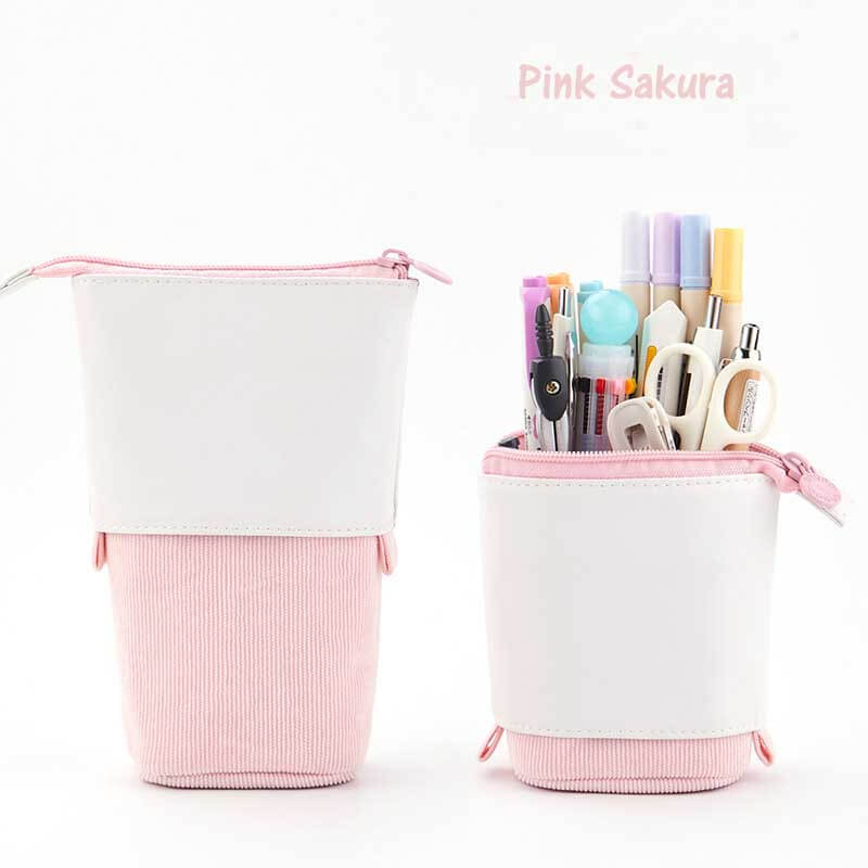 Estuche de lápices convertible y desplegable para estudiantes y artistas
