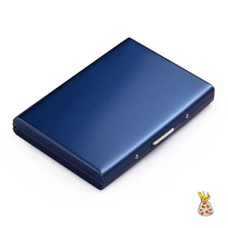 Estuche plano para tarjetas con protección RFID y cierre magnético