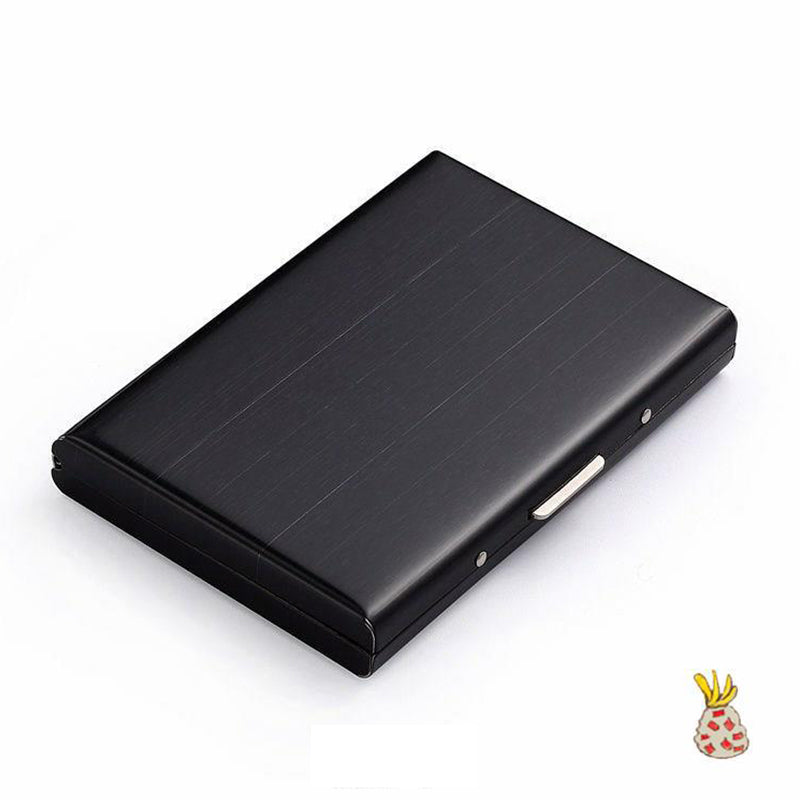 Estuche plano para tarjetas con protección RFID y cierre magnético