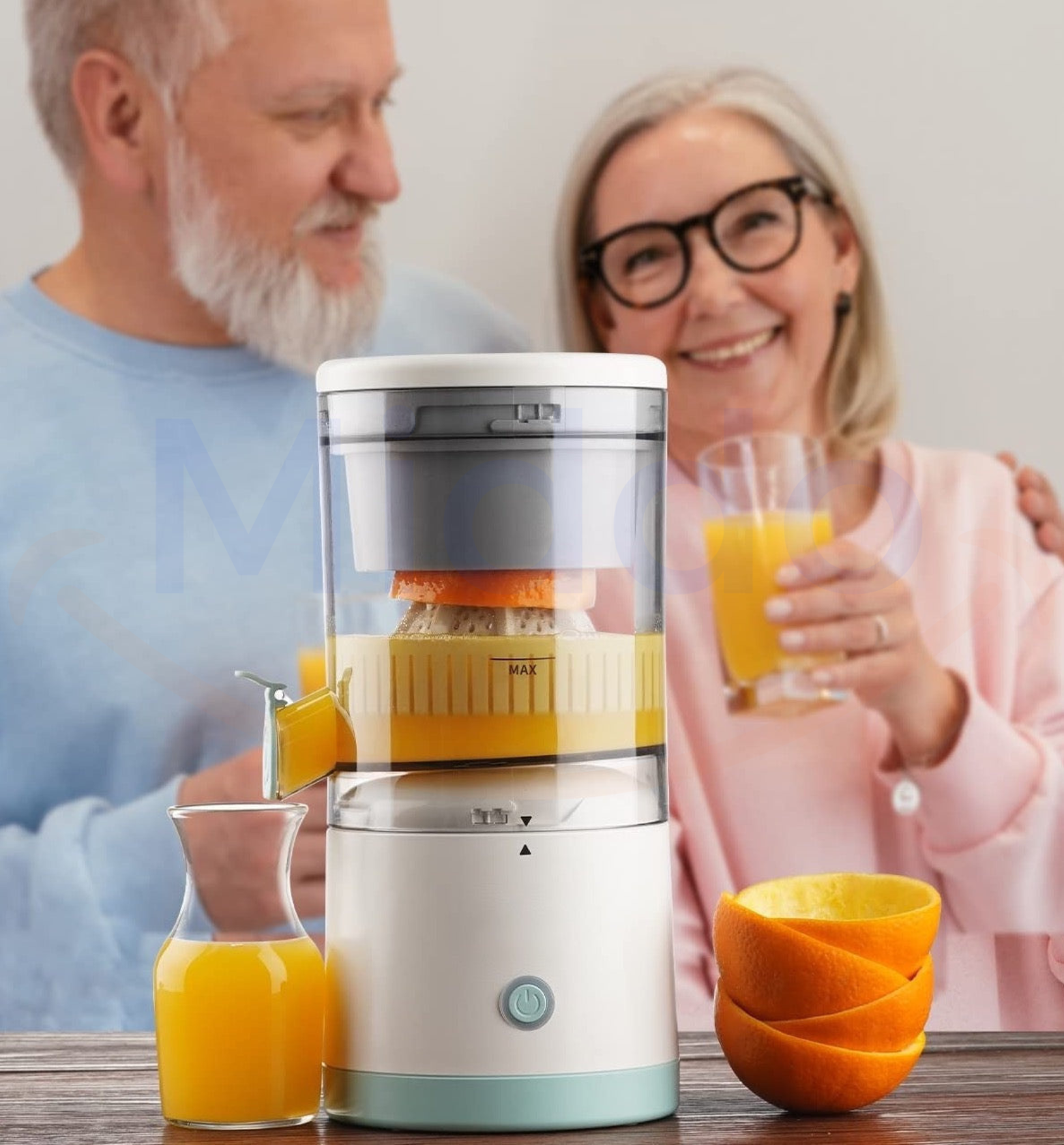Exprimidor eléctrico para zumos saludables