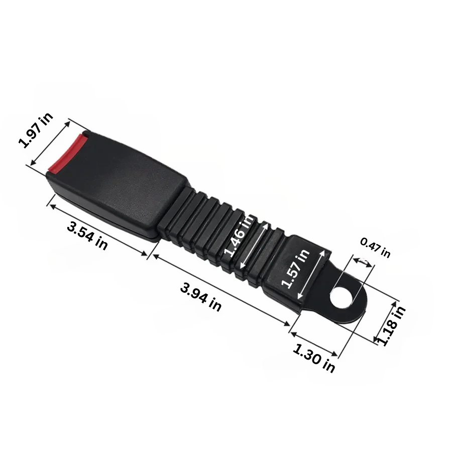Extensión de cinturón de seguridad ajustable para coche para viajes cómodos