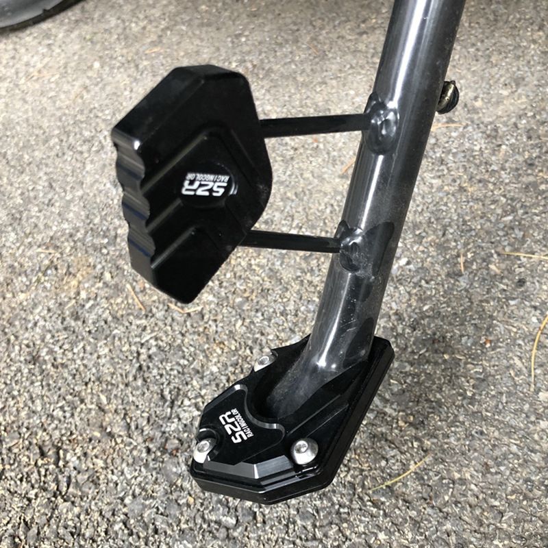 Extensión para pata de cabra de motocicleta