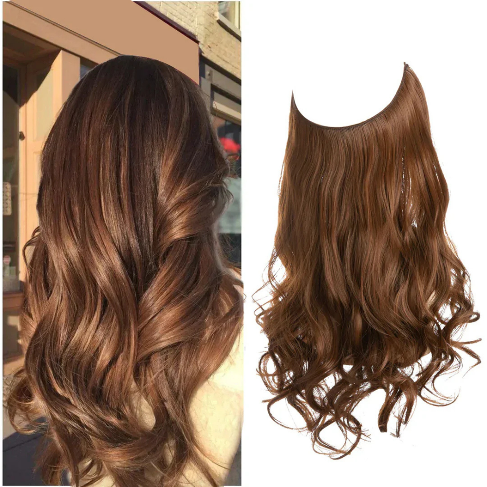 Extensiones de pelo con clip Remy – Sin costuras, para volumen y longitud natural