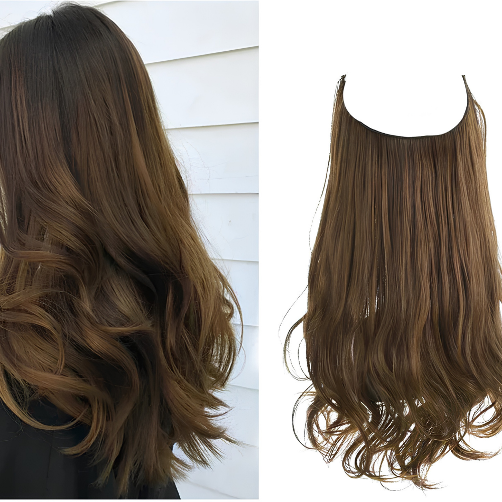 Extensiones de pelo con clip Remy – Sin costuras, para volumen y longitud natural