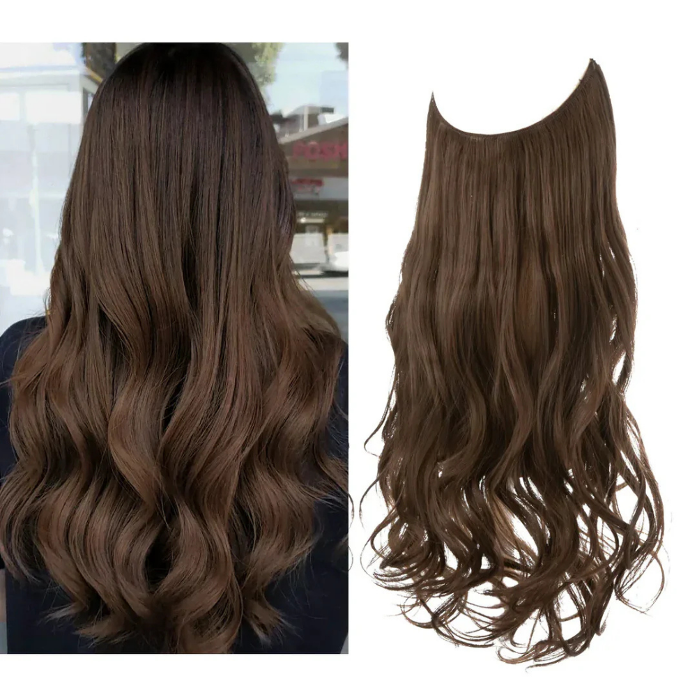 Extensiones de pelo con clip Remy – Sin costuras, para volumen y longitud natural
