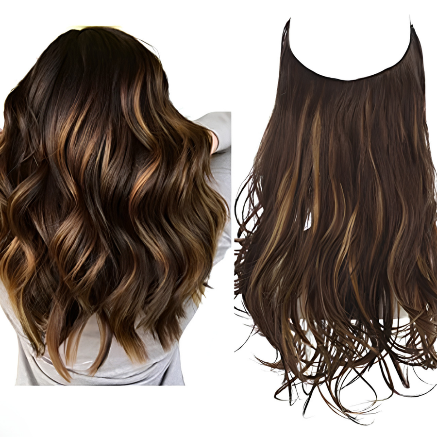 Extensiones de pelo con clip Remy – Sin costuras, para volumen y longitud natural