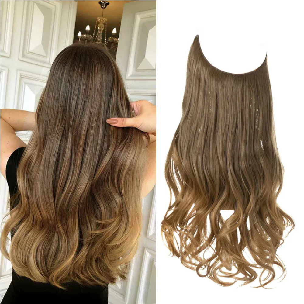Extensiones de pelo con clip Remy – Sin costuras, para volumen y longitud natural
