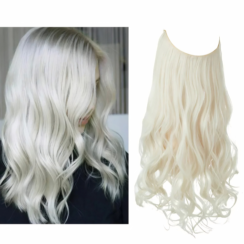 Extensiones de pelo con clip Remy – Sin costuras, para volumen y longitud natural
