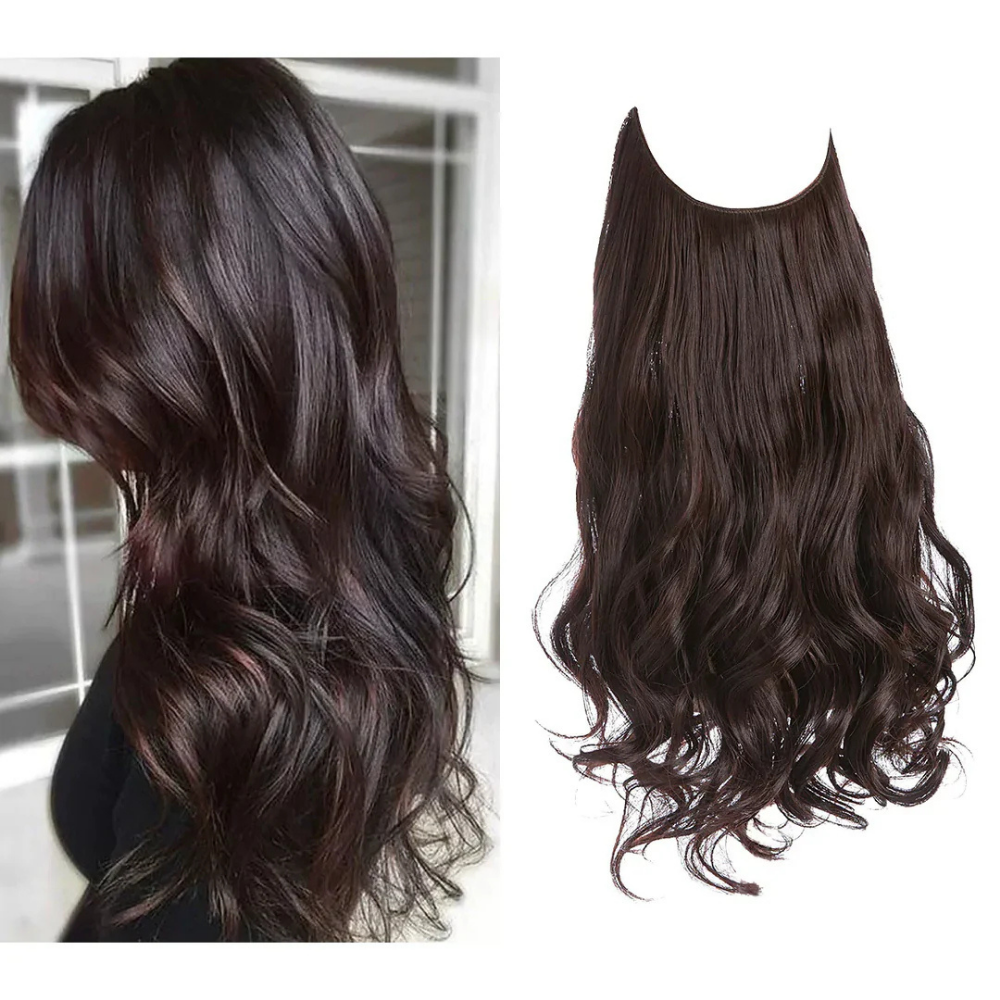 Extensiones de pelo con clip Remy – Sin costuras, para volumen y longitud natural
