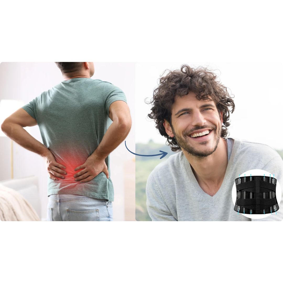 Faja de Soporte Lumbar para Alivio del Dolor de Espalda