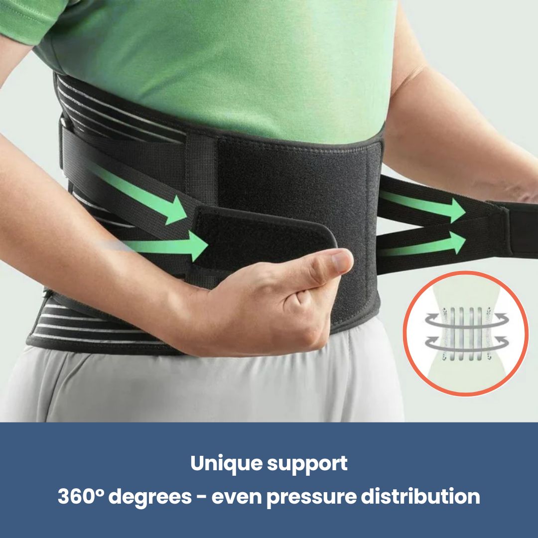 Faja de Soporte Lumbar para Alivio del Dolor de Espalda