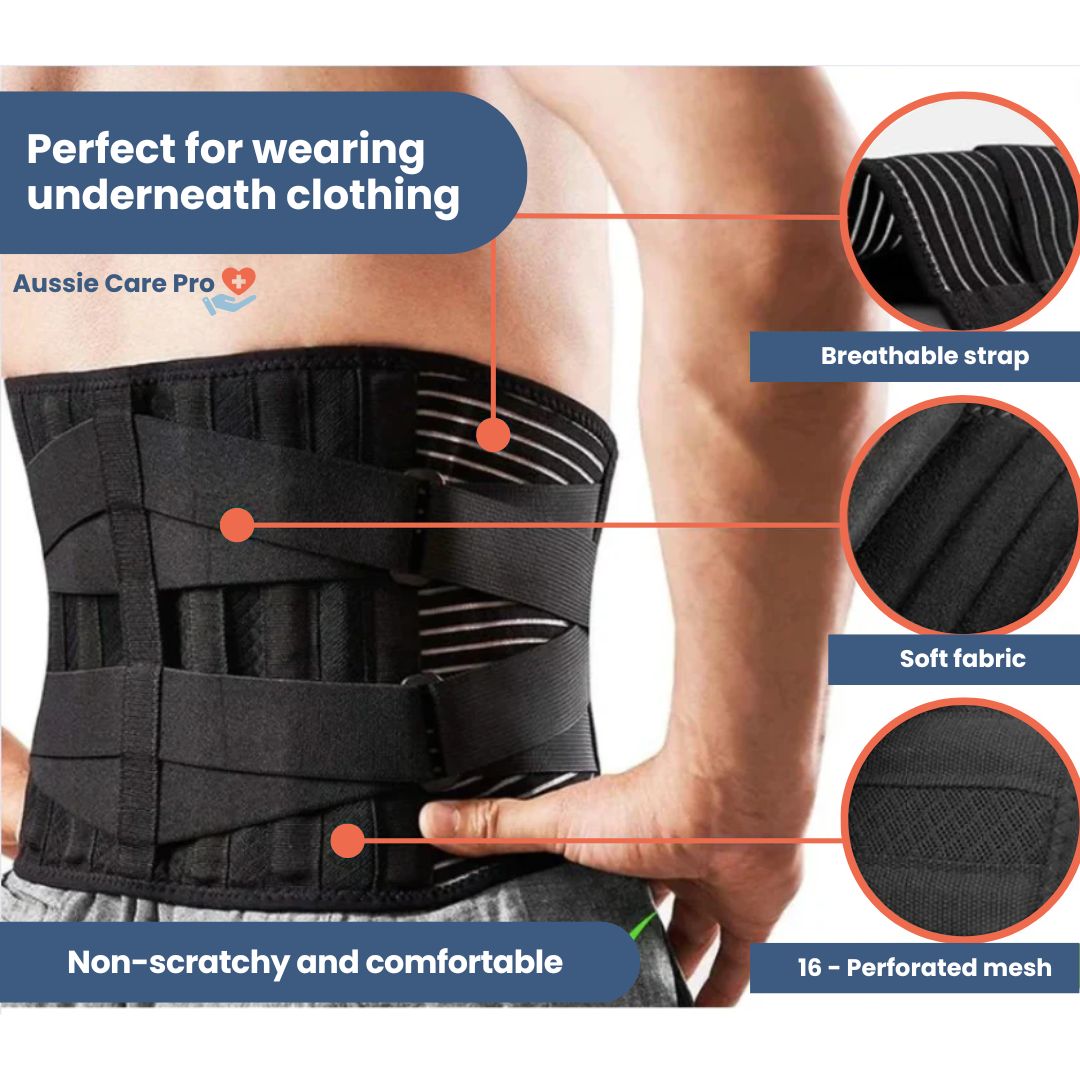 Faja de Soporte Lumbar para Alivio del Dolor de Espalda