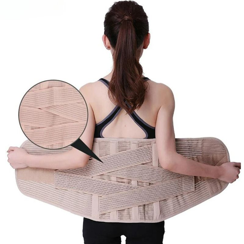 Faja ortopédica de soporte lumbar transpirable – Alivio del dolor de espalda y corrección de la postura