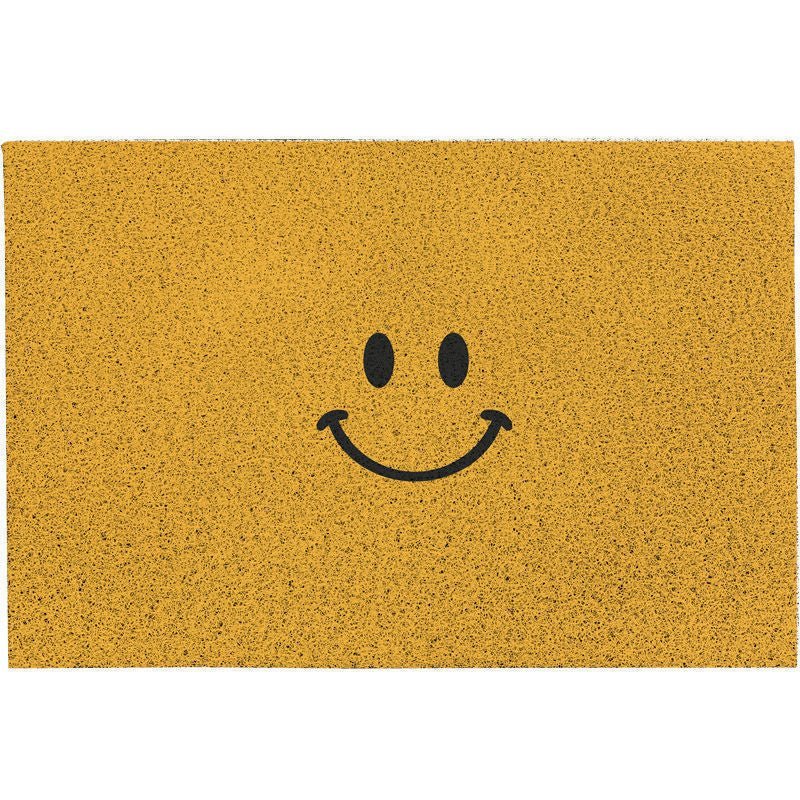 Felpudo de Bienvenida de Emoji con Base Antideslizante para Entrada y Pasillo