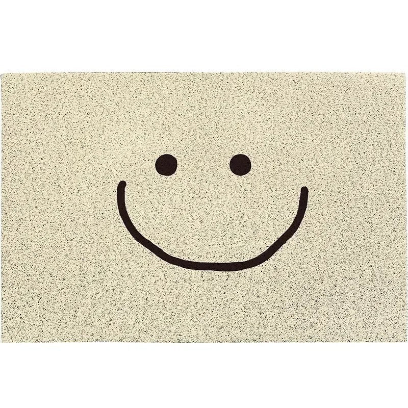 Felpudo de Bienvenida de Emoji con Base Antideslizante para Entrada y Pasillo