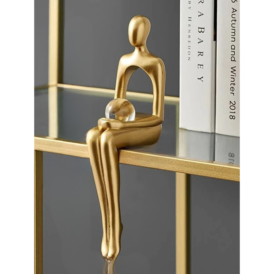 Figuras abstractas elegantes para decoración de interiores – Obras de arte únicas como accesorio moderno para el hogar