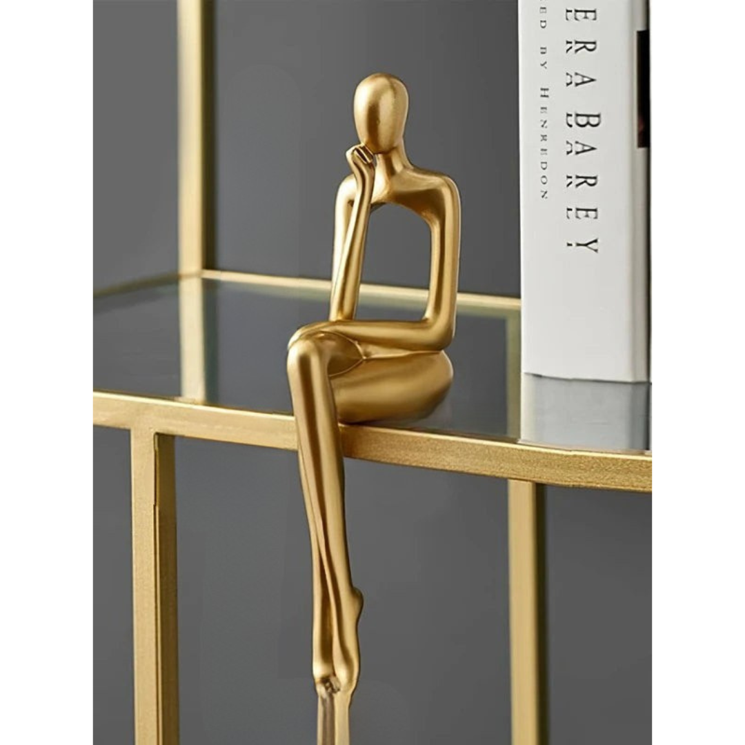 Figuras abstractas elegantes para decoración de interiores – Obras de arte únicas como accesorio moderno para el hogar