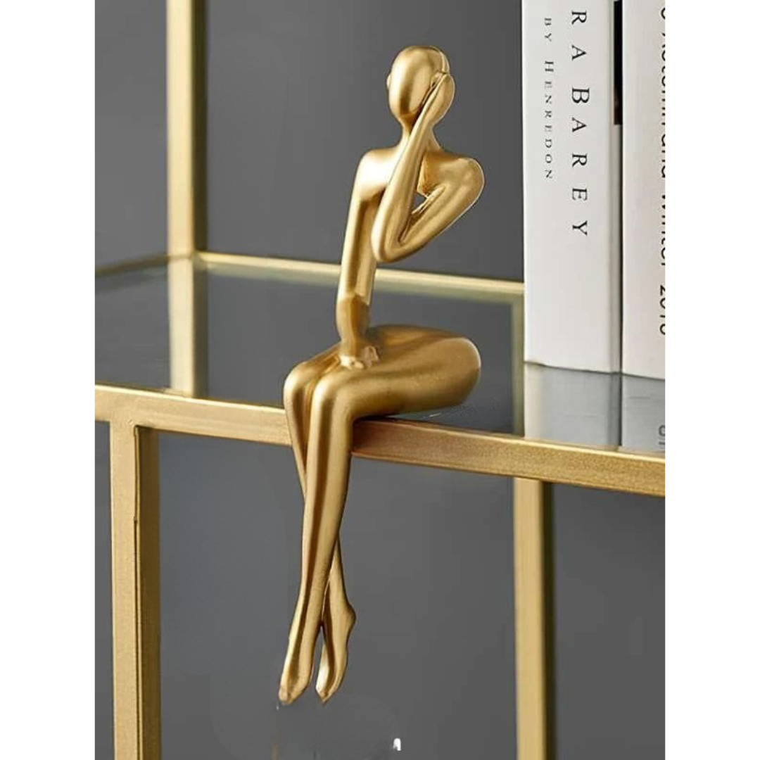Figuras abstractas elegantes para decoración de interiores – Obras de arte únicas como accesorio moderno para el hogar