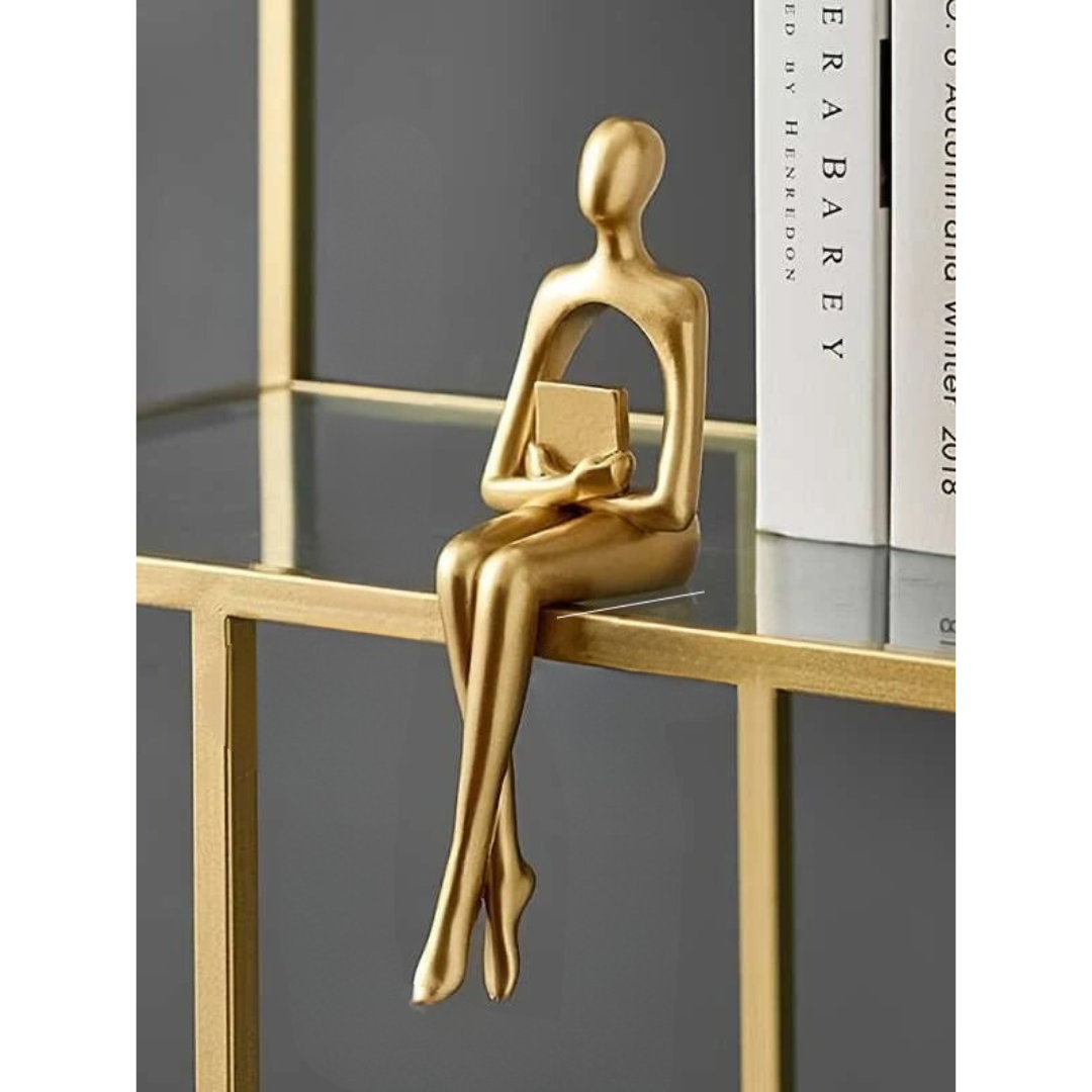 Figuras abstractas elegantes para decoración de interiores – Obras de arte únicas como accesorio moderno para el hogar