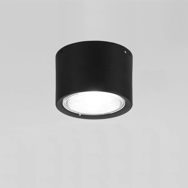 Foco de techo LED cilíndrico con diseño de foco orientable