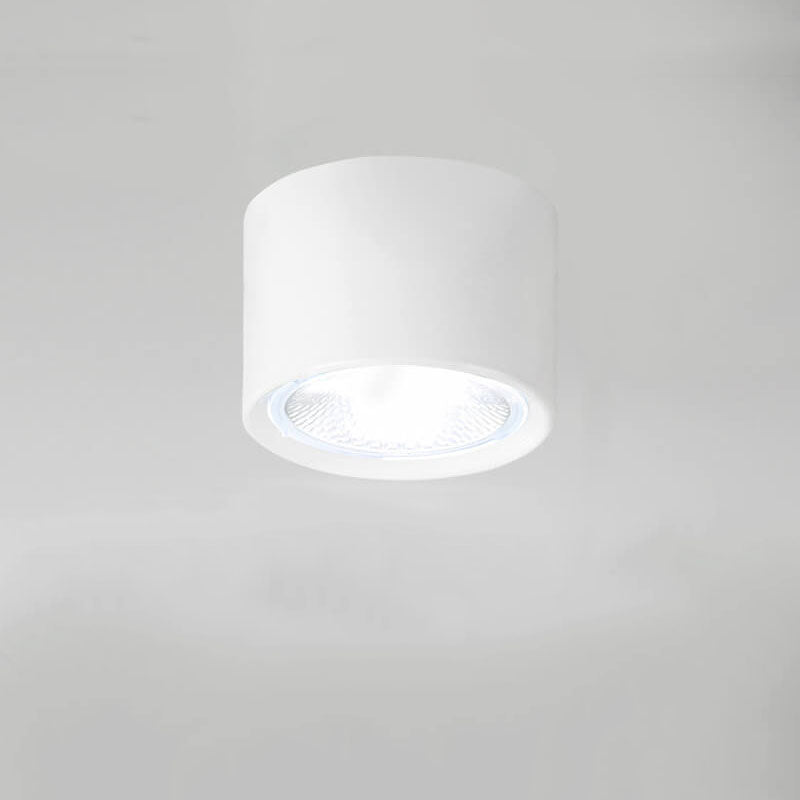 Foco de techo LED cilíndrico con diseño de foco orientable