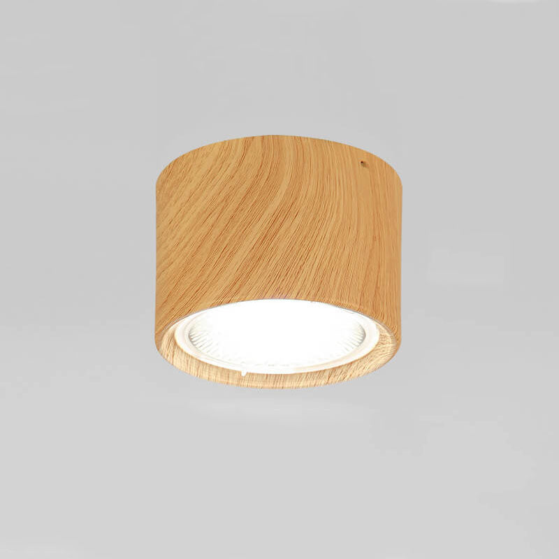 Foco de techo LED cilíndrico con diseño de foco orientable