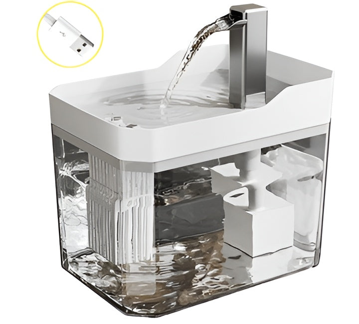 Fuente de agua: Fuente de agua automática e inteligente para mascotas