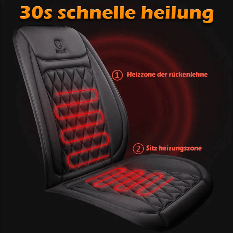 Funda calefactable para asiento de coche | Control de temperatura ajustable de 30 °C a 65 °C para coches, camiones y uso doméstico