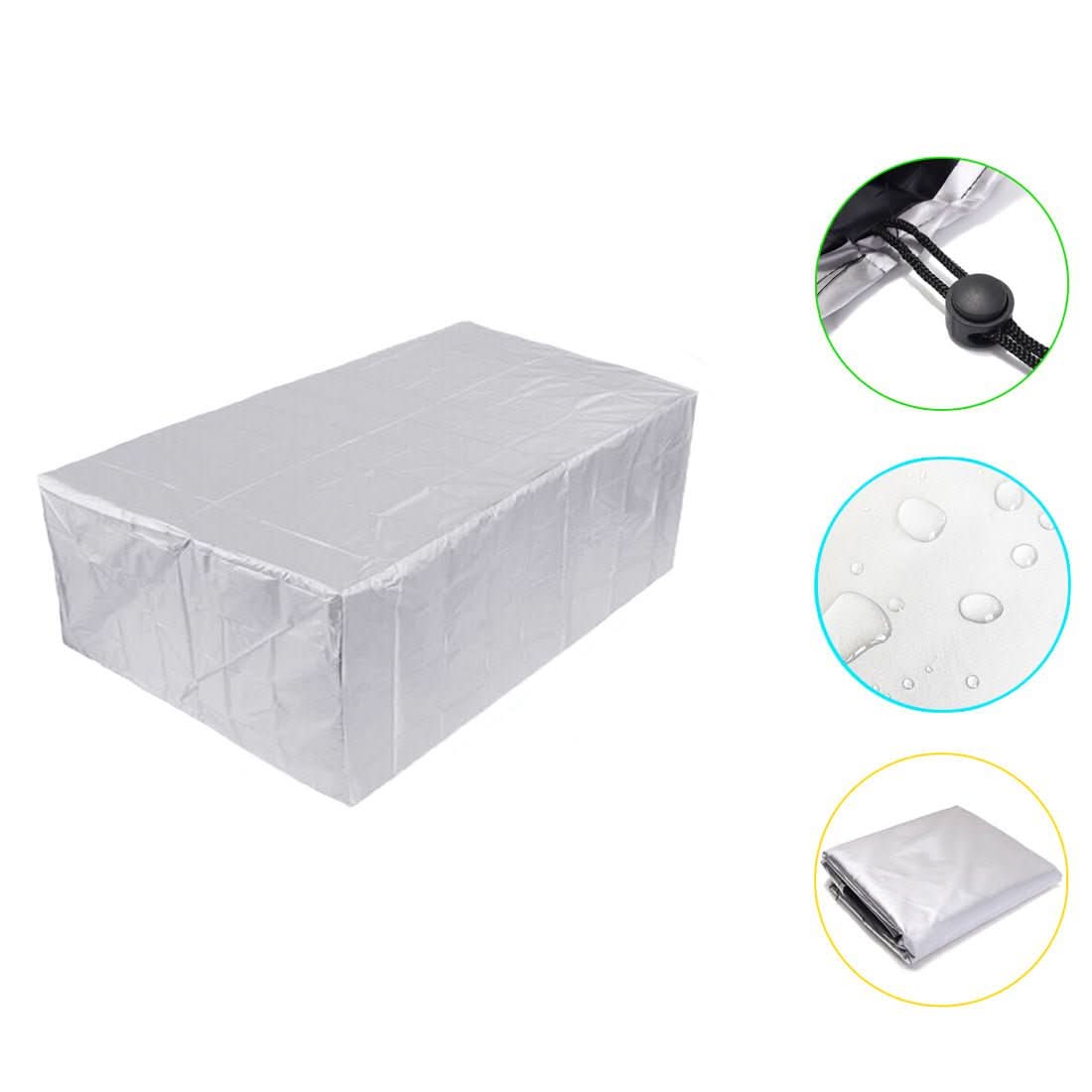 Funda para Muebles de Exterior para Todo Tipo de Clima con Protección Impermeable y Resistente a los Rayos UV