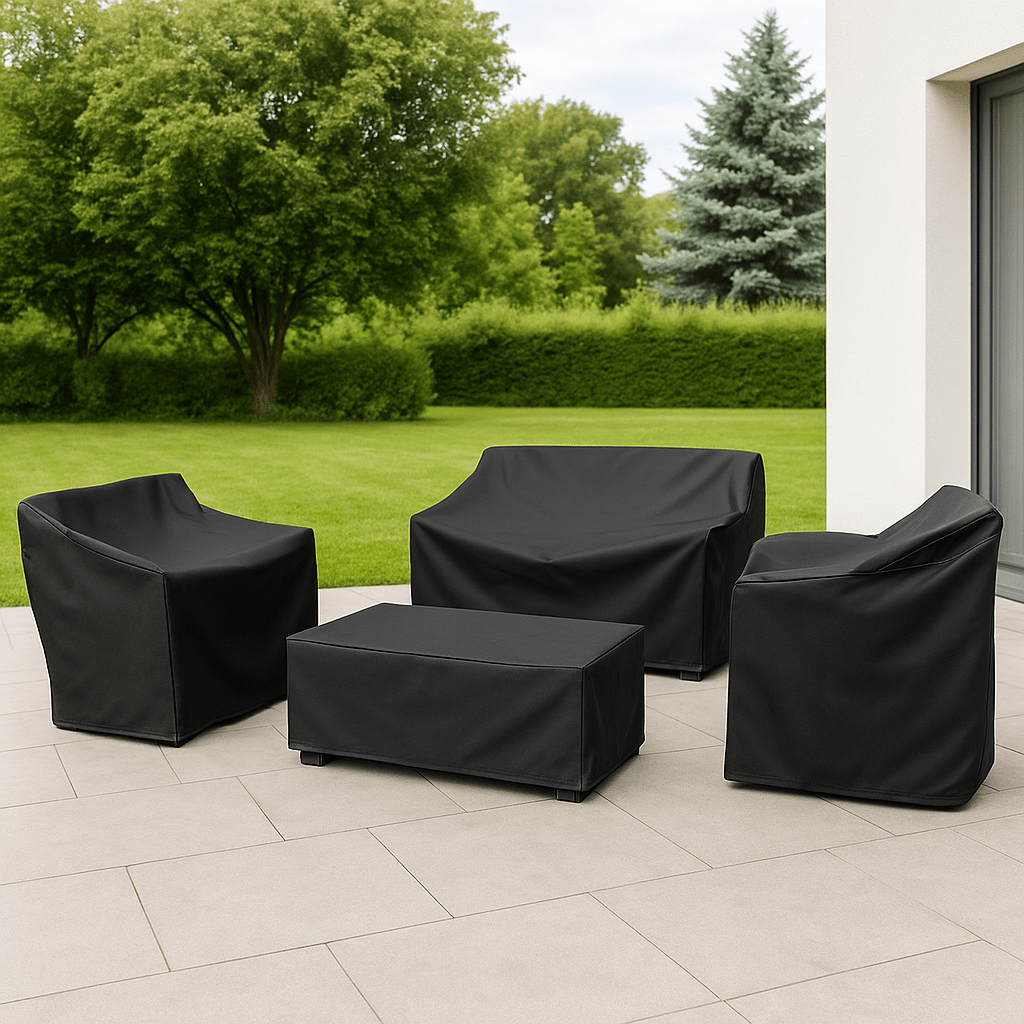 Funda para Muebles de Exterior para Todo Tipo de Clima con Protección Impermeable y Resistente a los Rayos UV