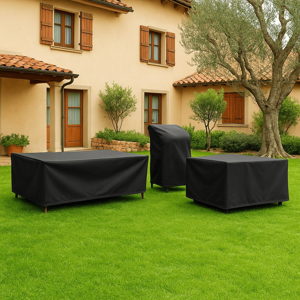 Funda para Muebles de Exterior para Todo Tipo de Clima con Protección Impermeable y Resistente a los Rayos UV