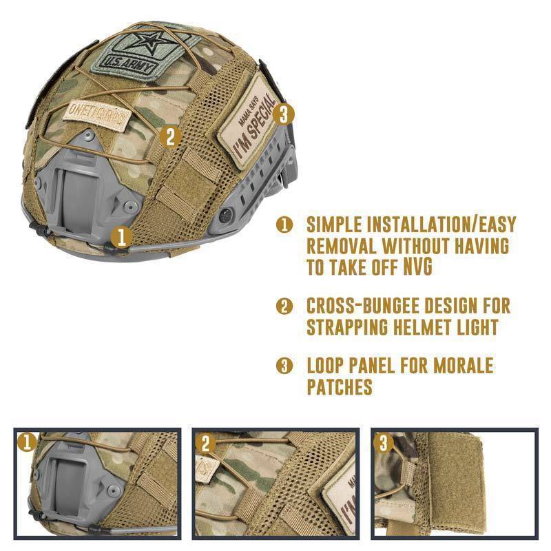 Funda táctica para casco militar