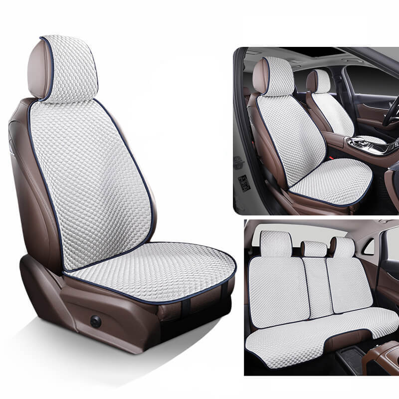 Fundas de Asiento de Coche en Seda de Hielo Refrescante - Comodidad y Estilo para Perros