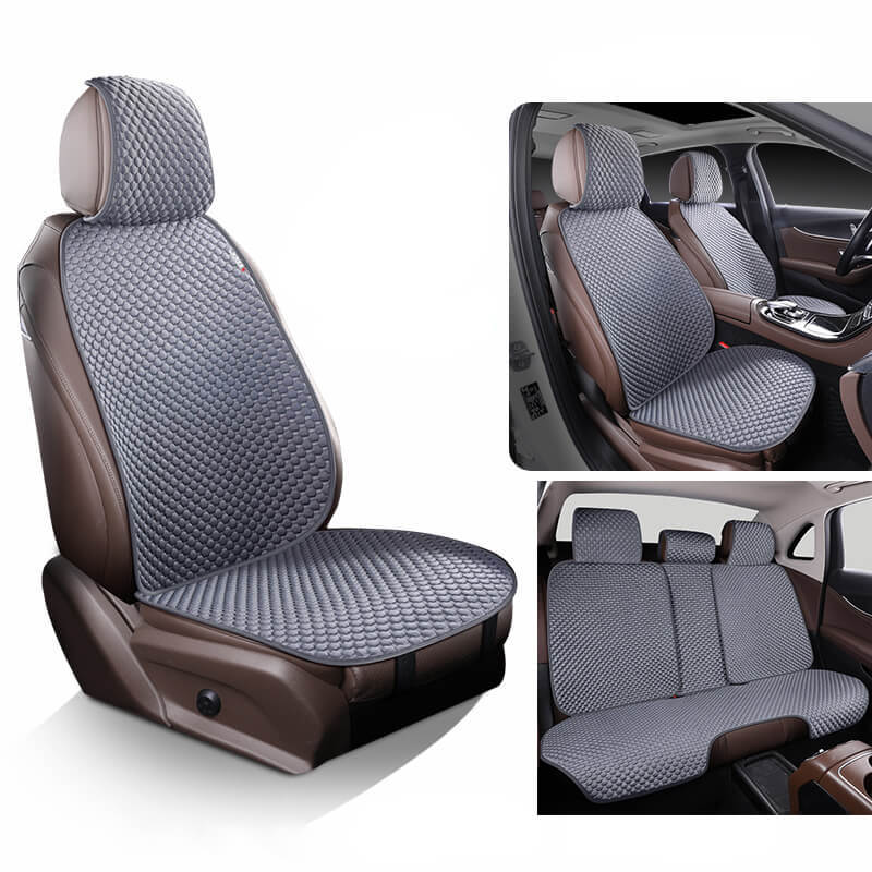 Fundas de Asiento de Coche en Seda de Hielo Refrescante - Comodidad y Estilo para Perros