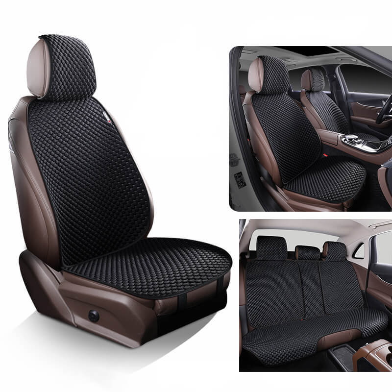 Fundas de Asiento de Coche en Seda de Hielo Refrescante - Comodidad y Estilo para Perros