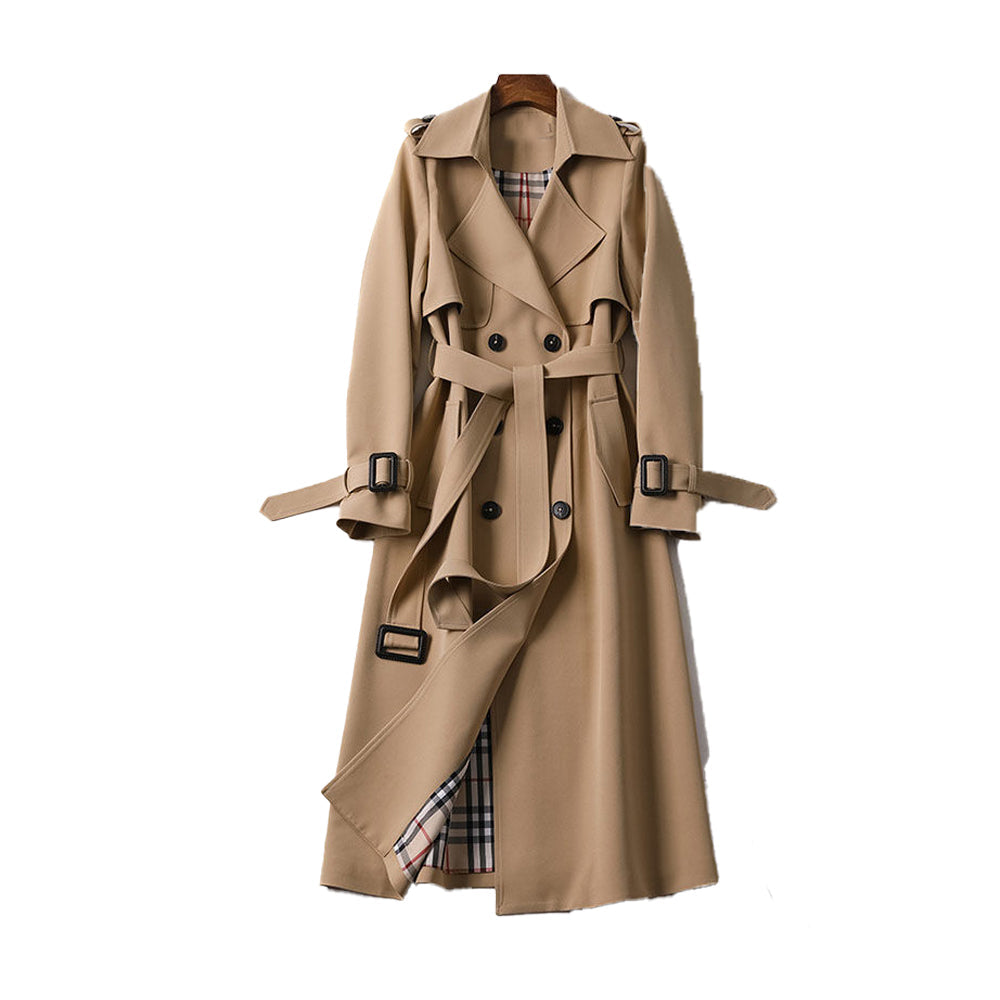 Gabardina clásica para mujer: diseño atemporal y ajuste elegante