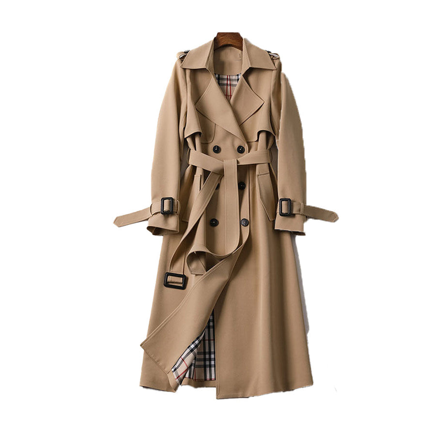 Gabardina clásica para mujer: diseño atemporal y ajuste elegante