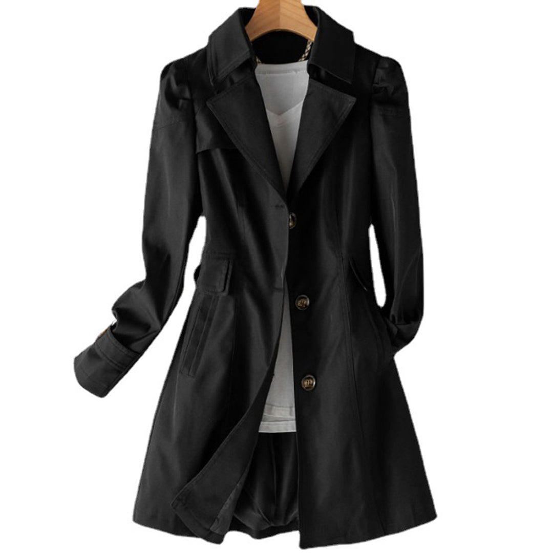 Gabardina de mujer corte fit and flare