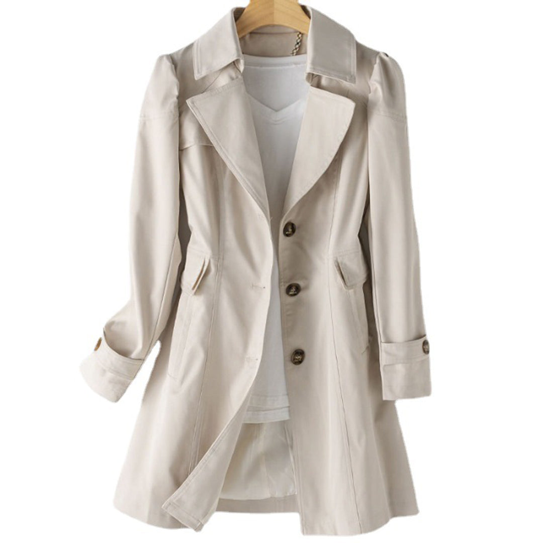Gabardina de mujer corte fit and flare