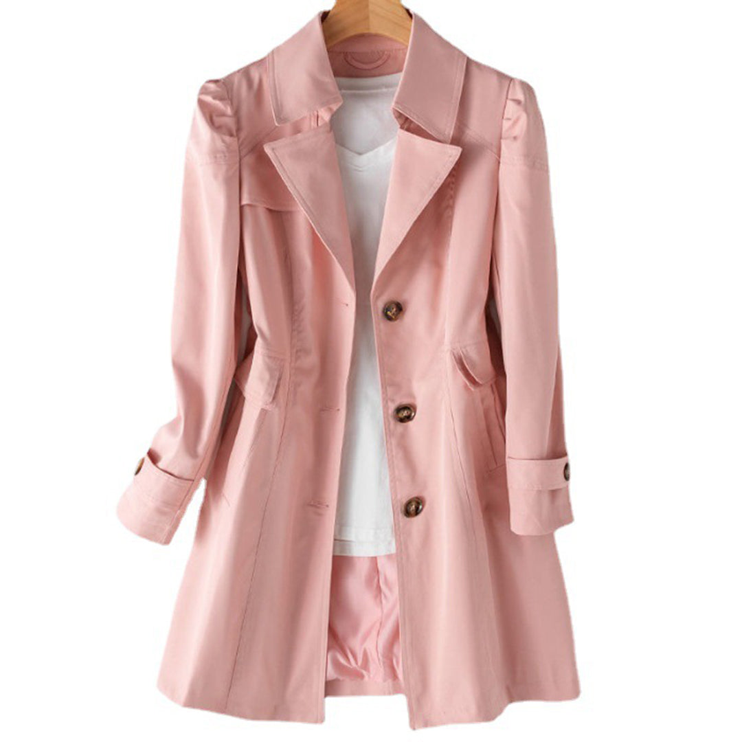 Gabardina de mujer corte fit and flare