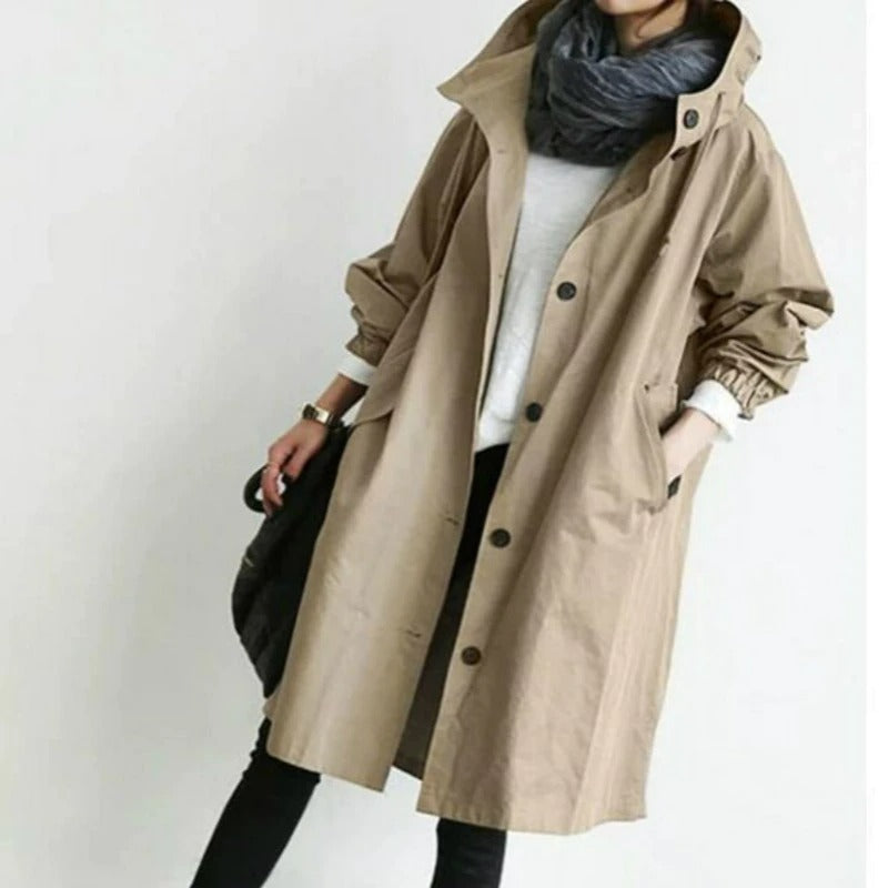 Gabardina elegante e impermeable