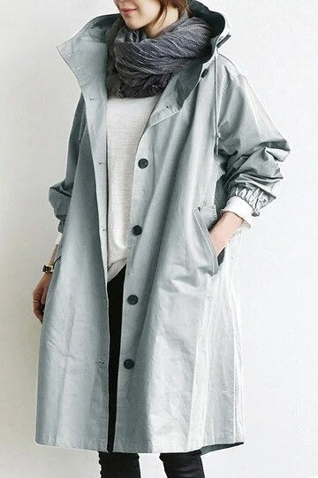 Gabardina elegante e impermeable