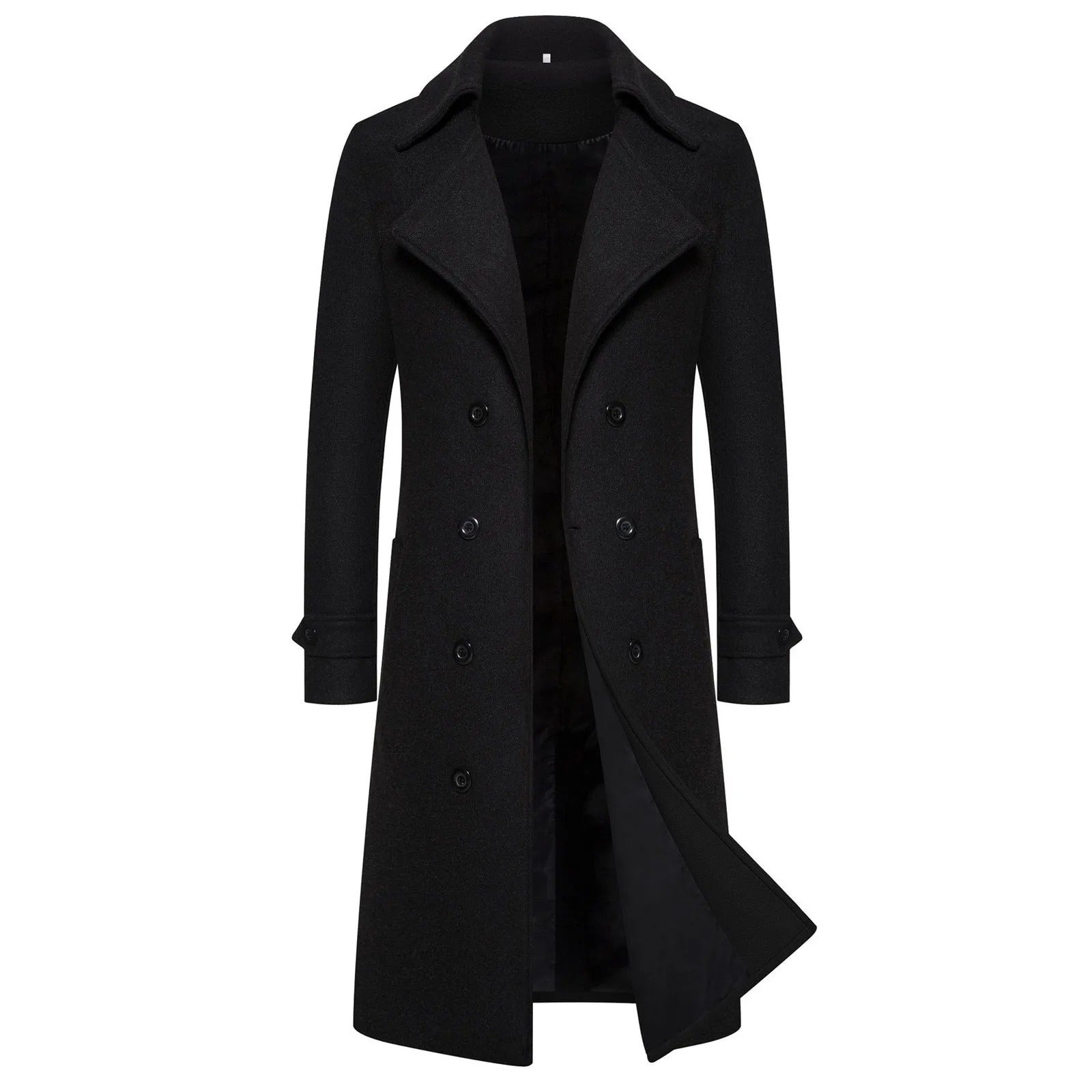 Gabardina entallada cortavientos para hombre