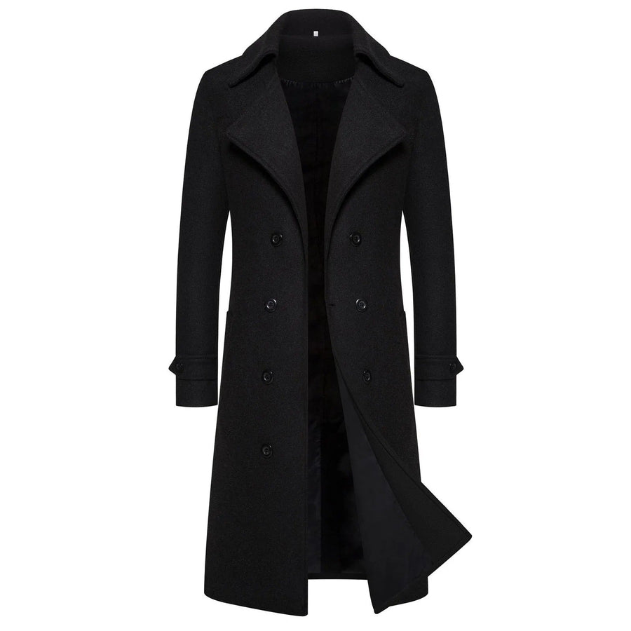 Gabardina entallada cortavientos para hombre