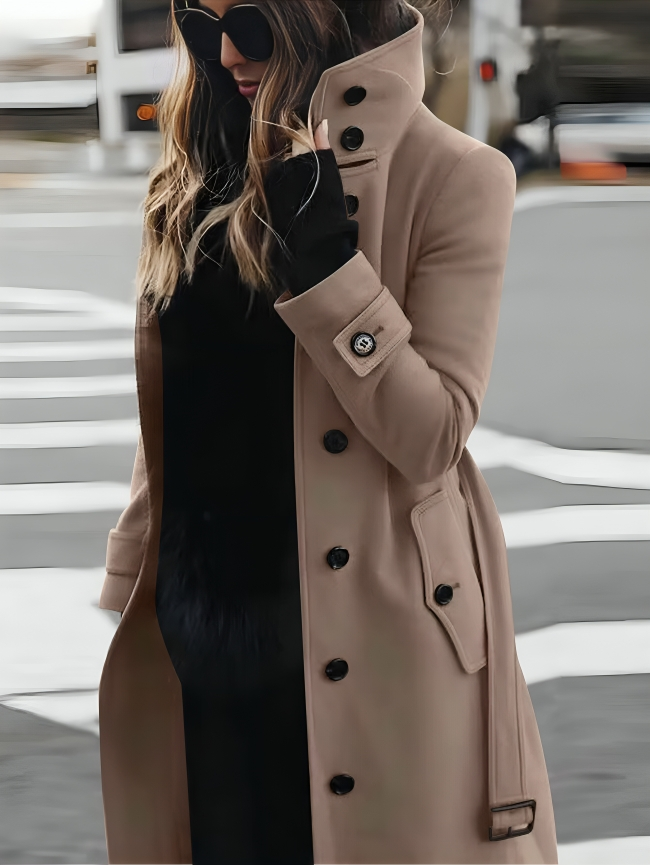 Gabardina para mujer con cinturón